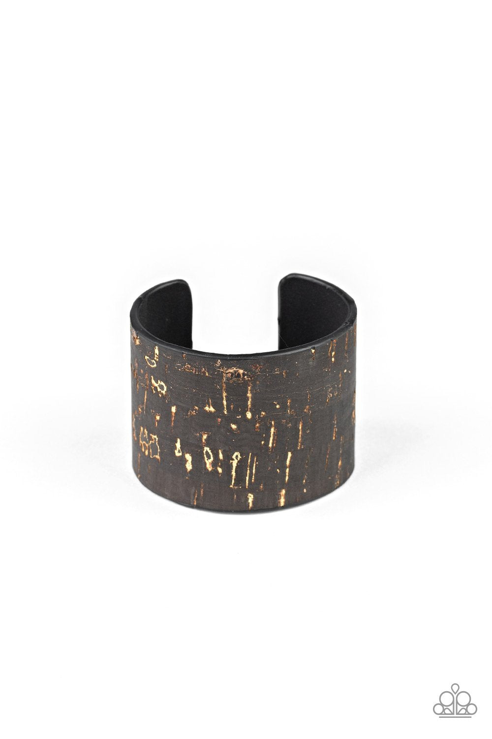 Paparazzi Up To Scratch - Black Bracelet