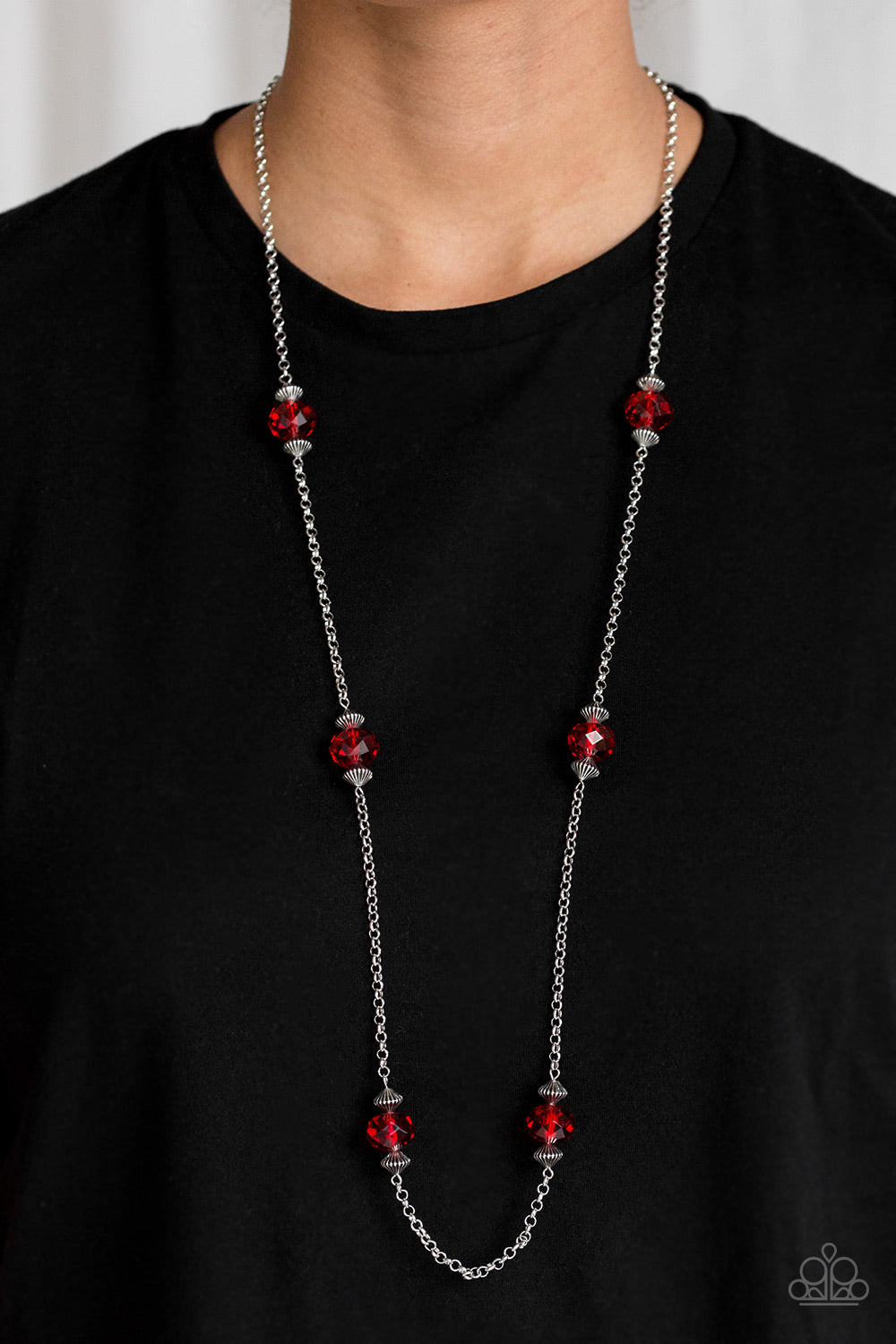 Paparazzi Season Of Sparkle - Red Necklace