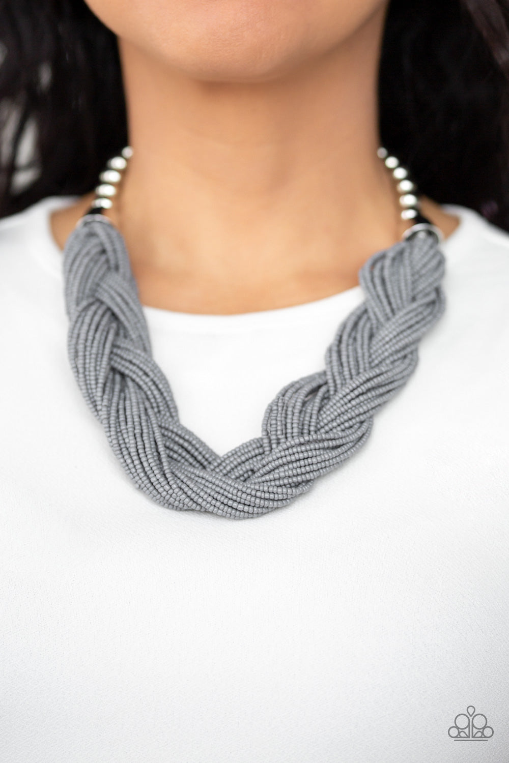 Paparazzi The Great Outback - Silver Necklace