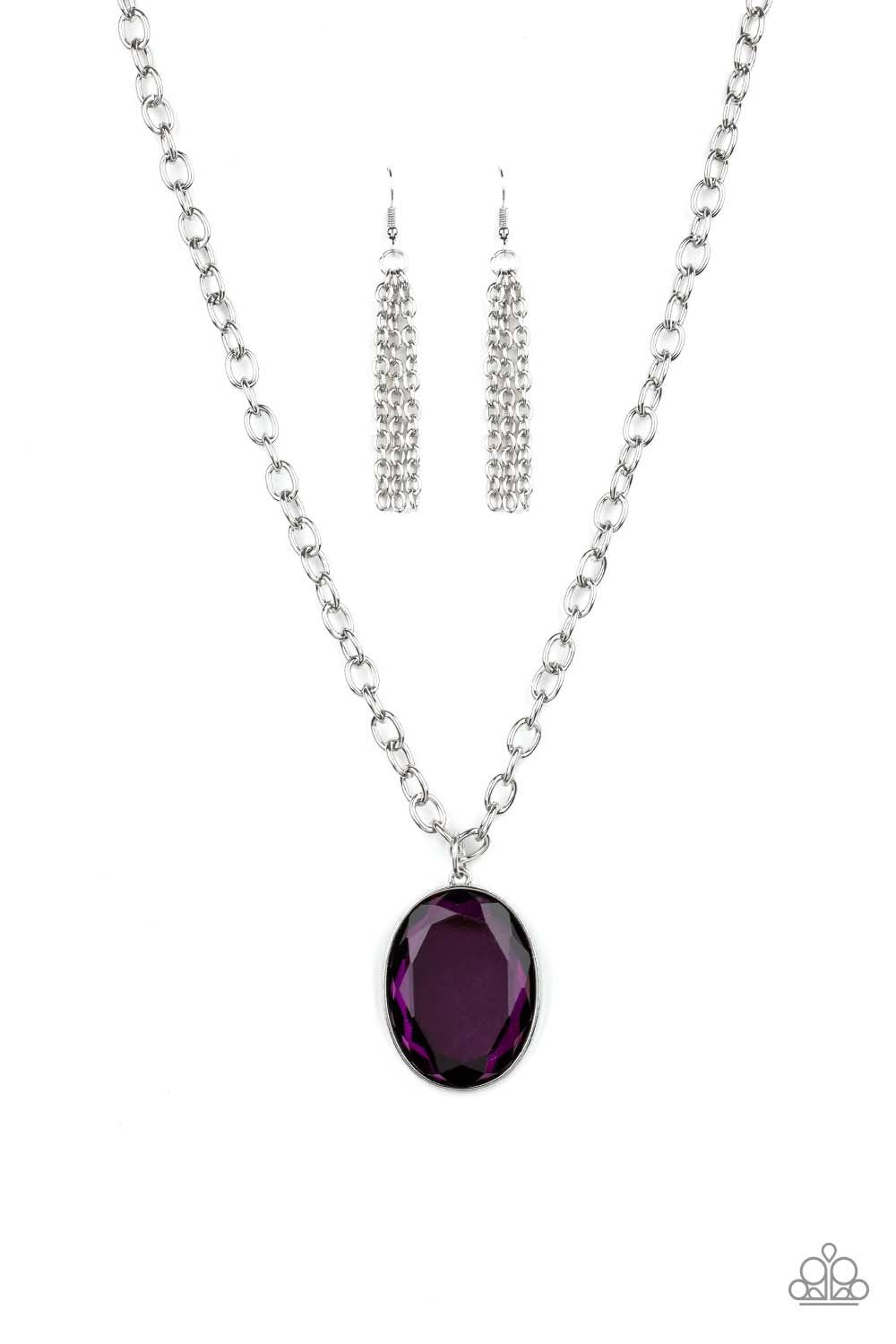 Paparazzi Light As Heir - Purple Necklace