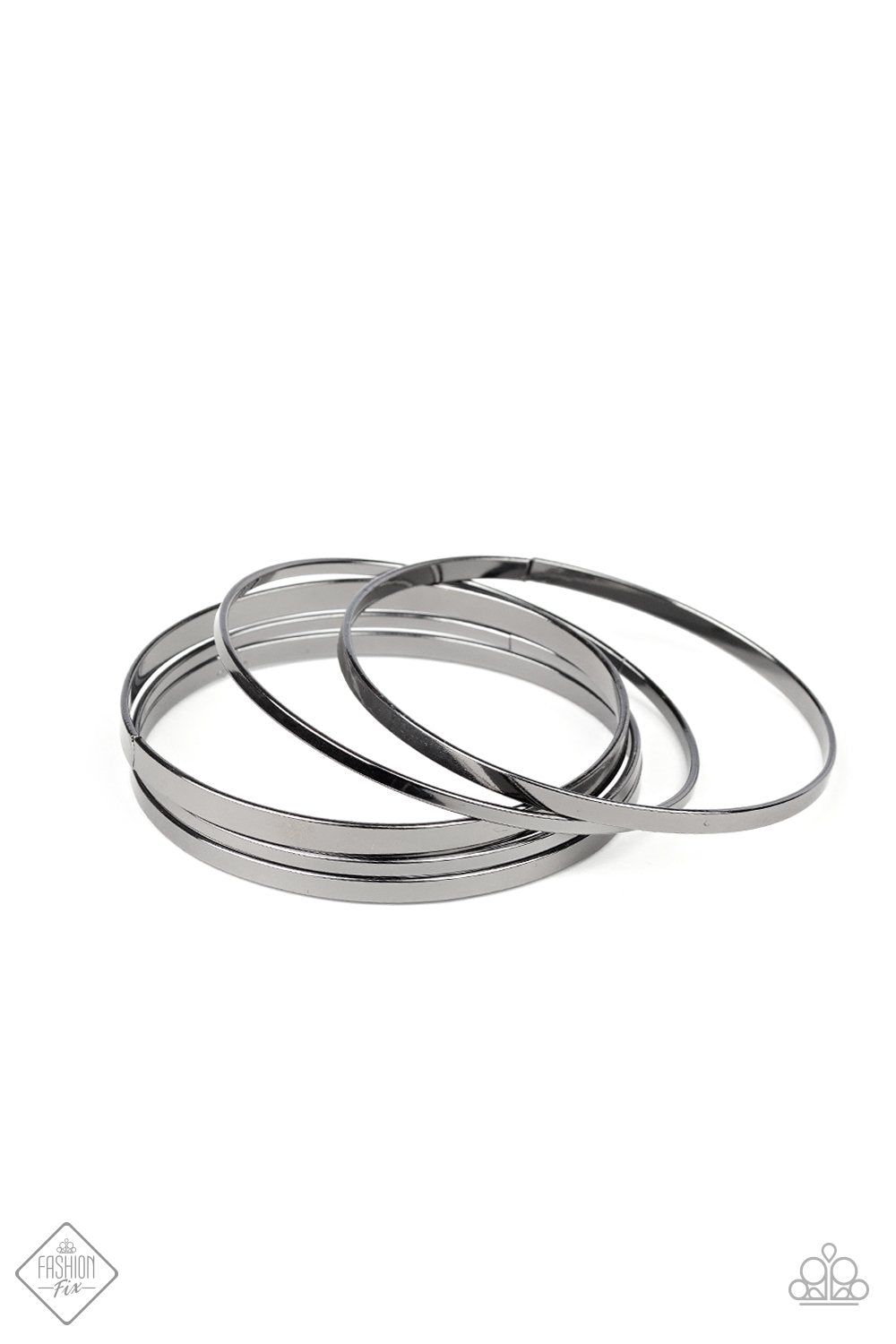 Paparazzi Ensnared - Black Bracelet