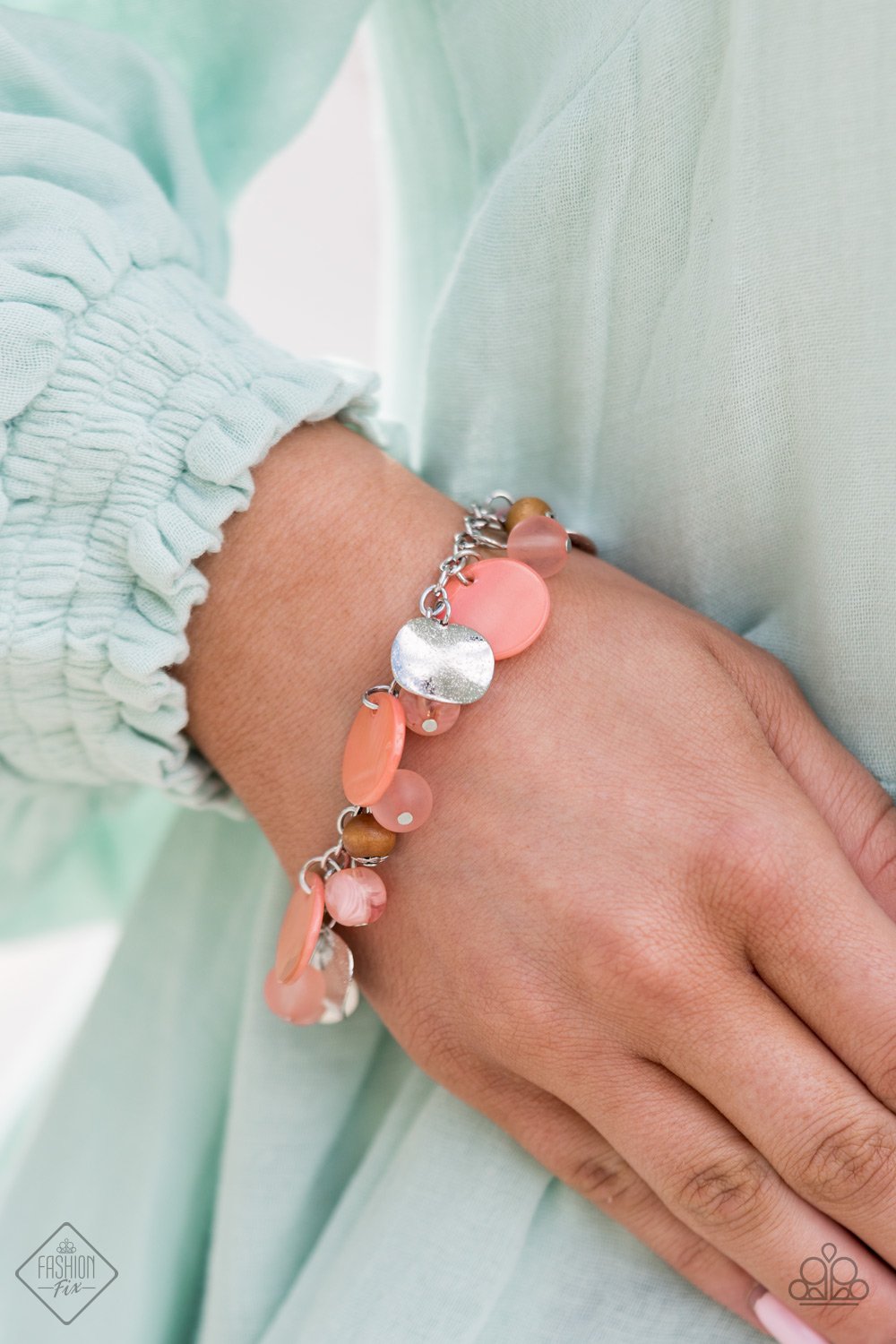 Paparazzi Springtime Spring - Orange Bracelet