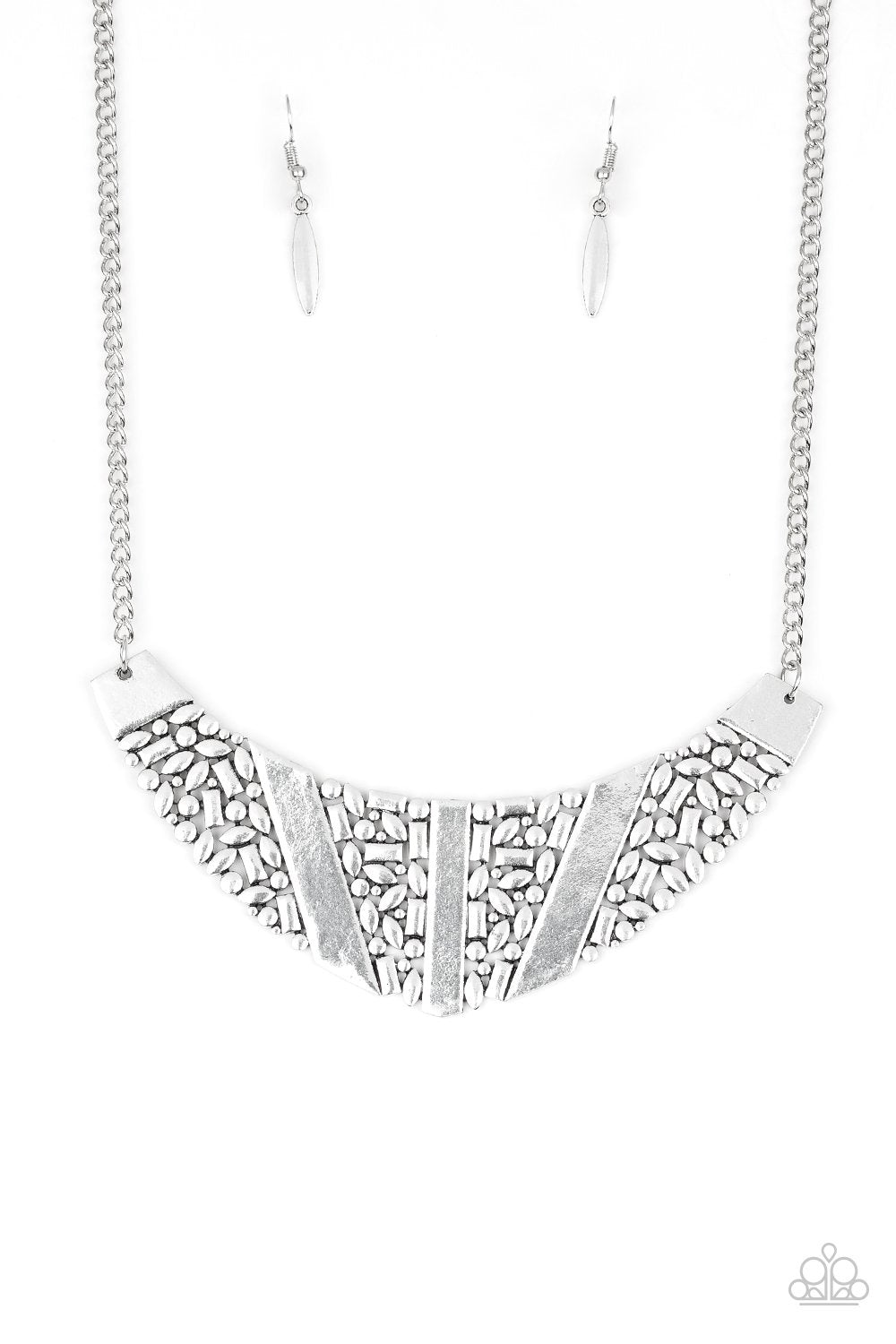 Paparazzi Terra Trailbreaker - Silver Necklace