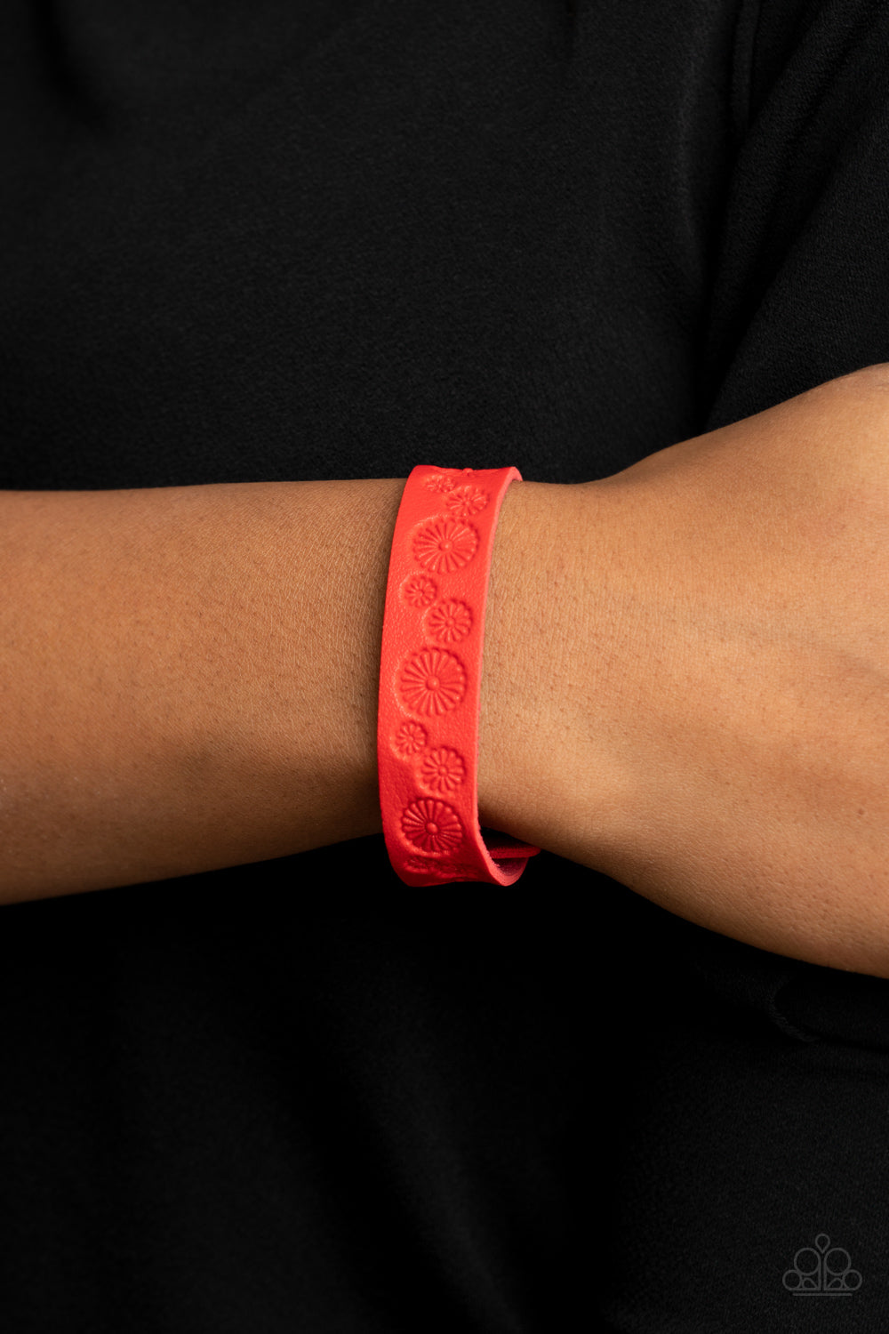 Paparazzi Follow The Wildflowers - Red Urban Bracelet