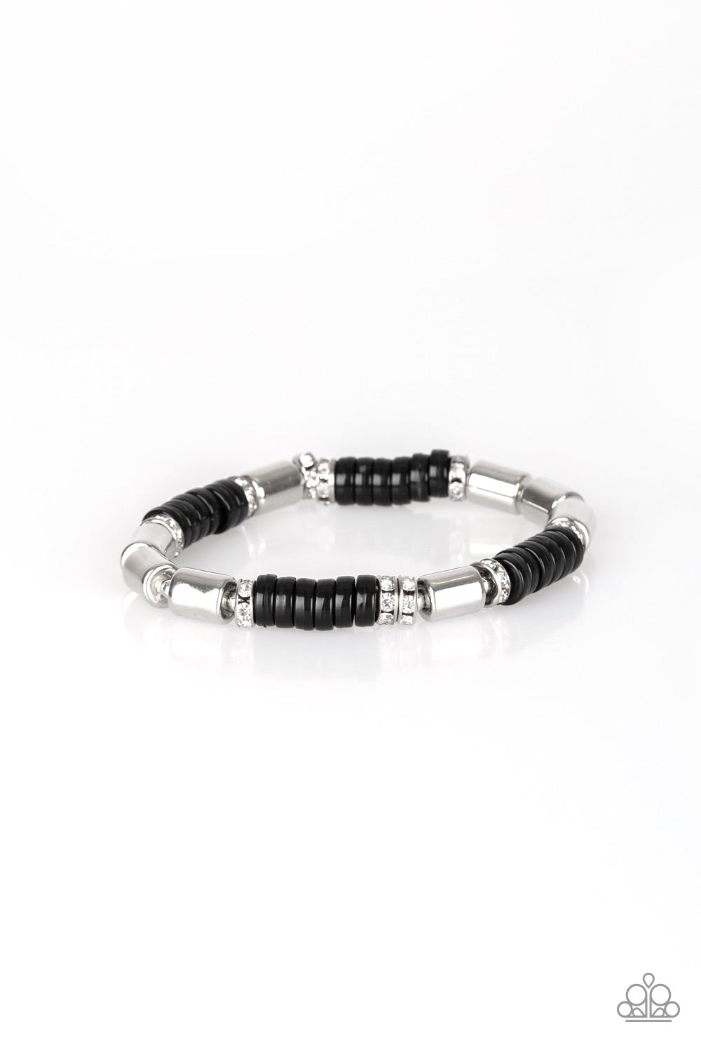 Paparazzi Whimsical Wanderer - Black Bracelet