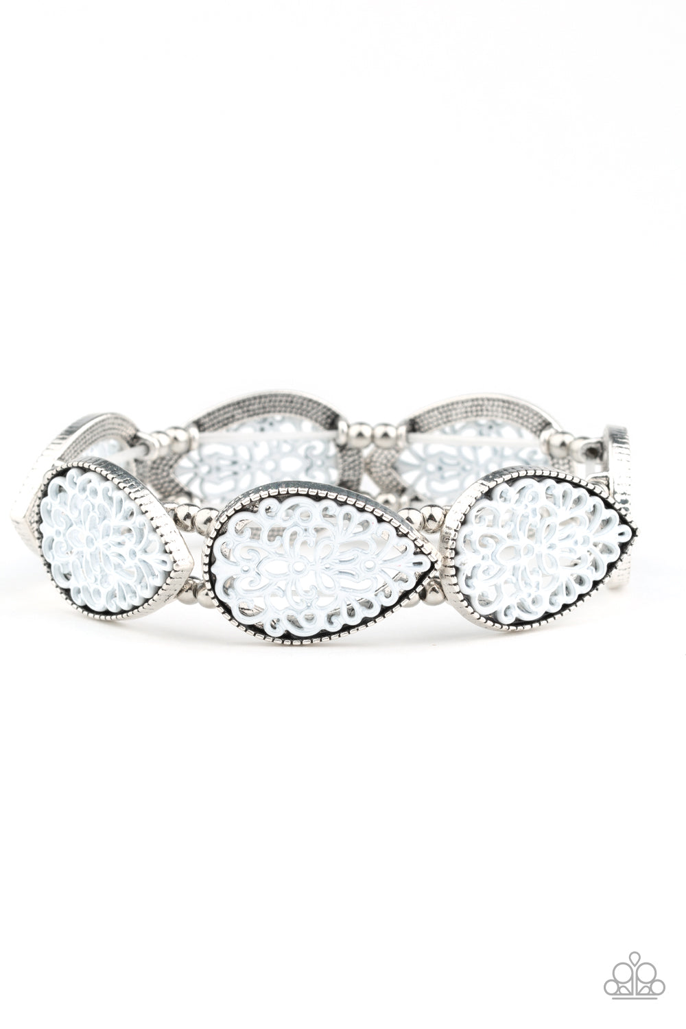 Paparazzi Heirloom Hunter - White Bracelet
