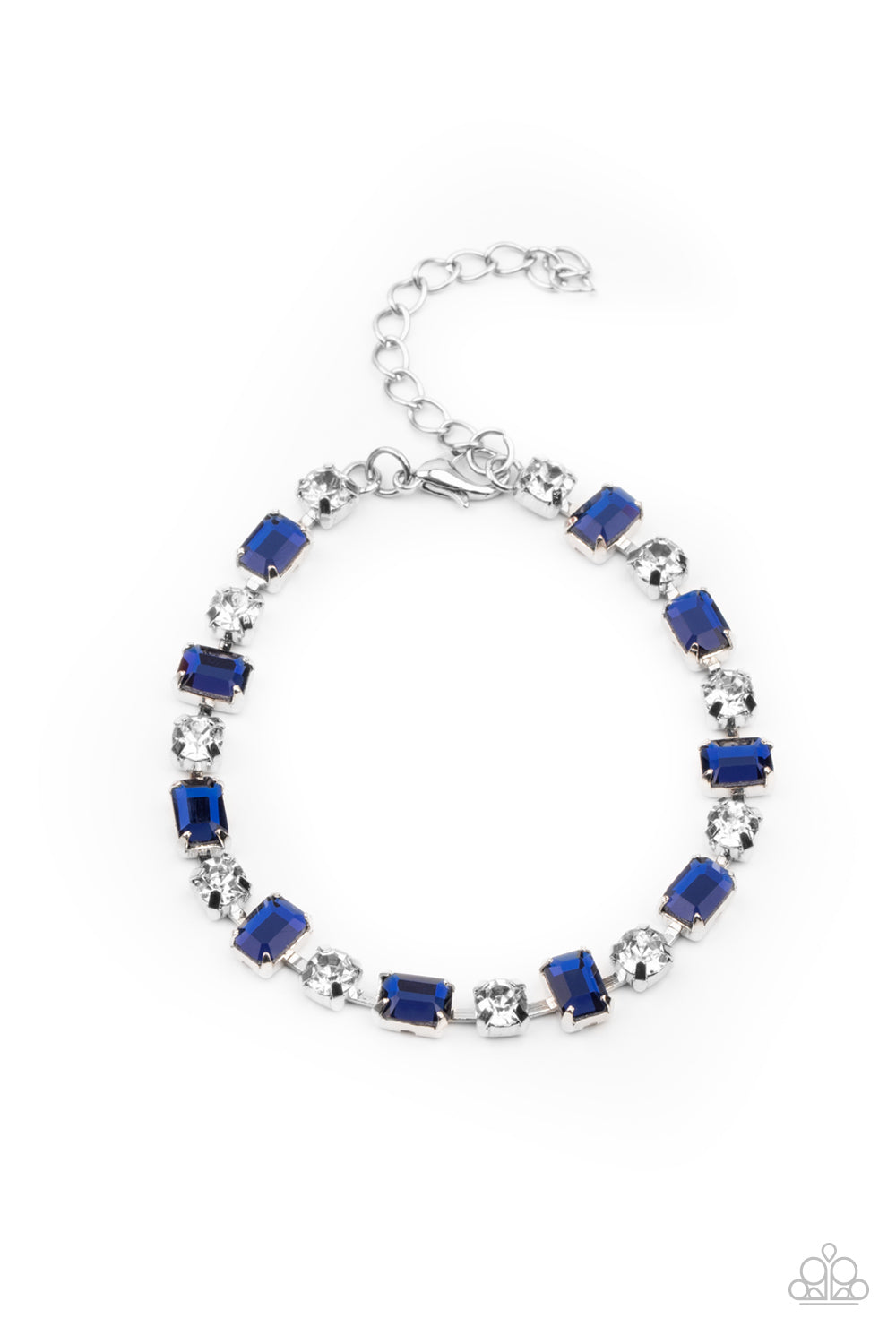 Paparazzi Out In Full FIERCE - Blue Bracelet