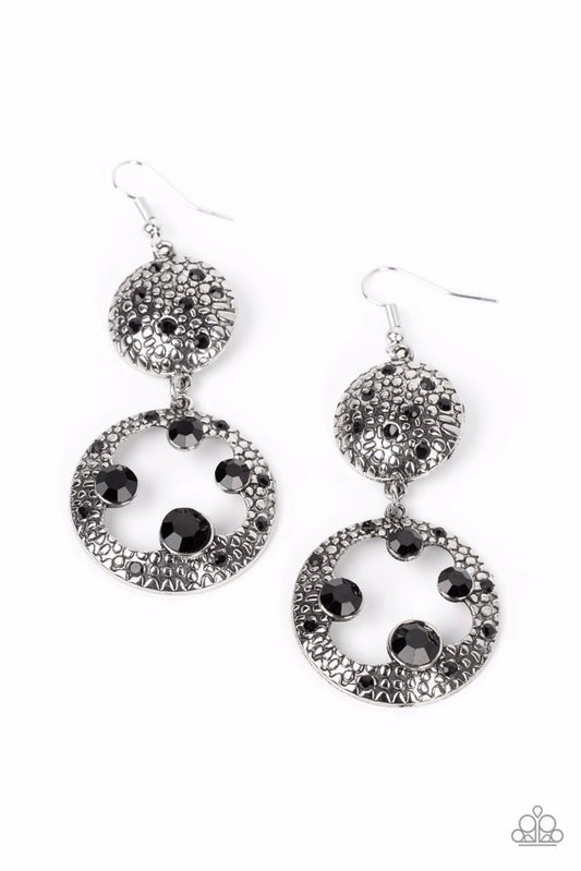 Paparazzi Eastern Entrada - Black Earrings - Fashion Fix Exclusive