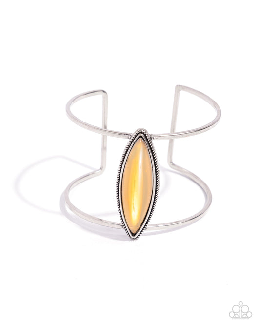 Paparazzi What You SEER Is What You Get - Yellow Cuff Bracelet