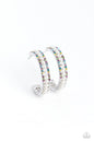 Paparazzi Pearl Happy - Multi Hoop Earrings