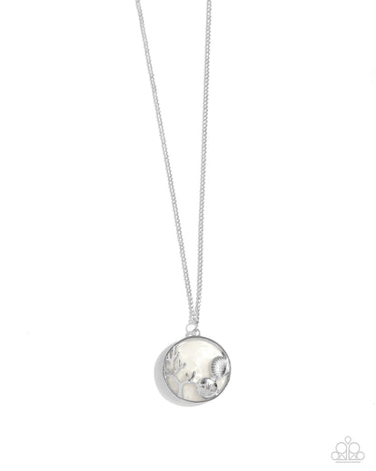 Paparazzi - Opulent Ostentation - White Stone Necklace