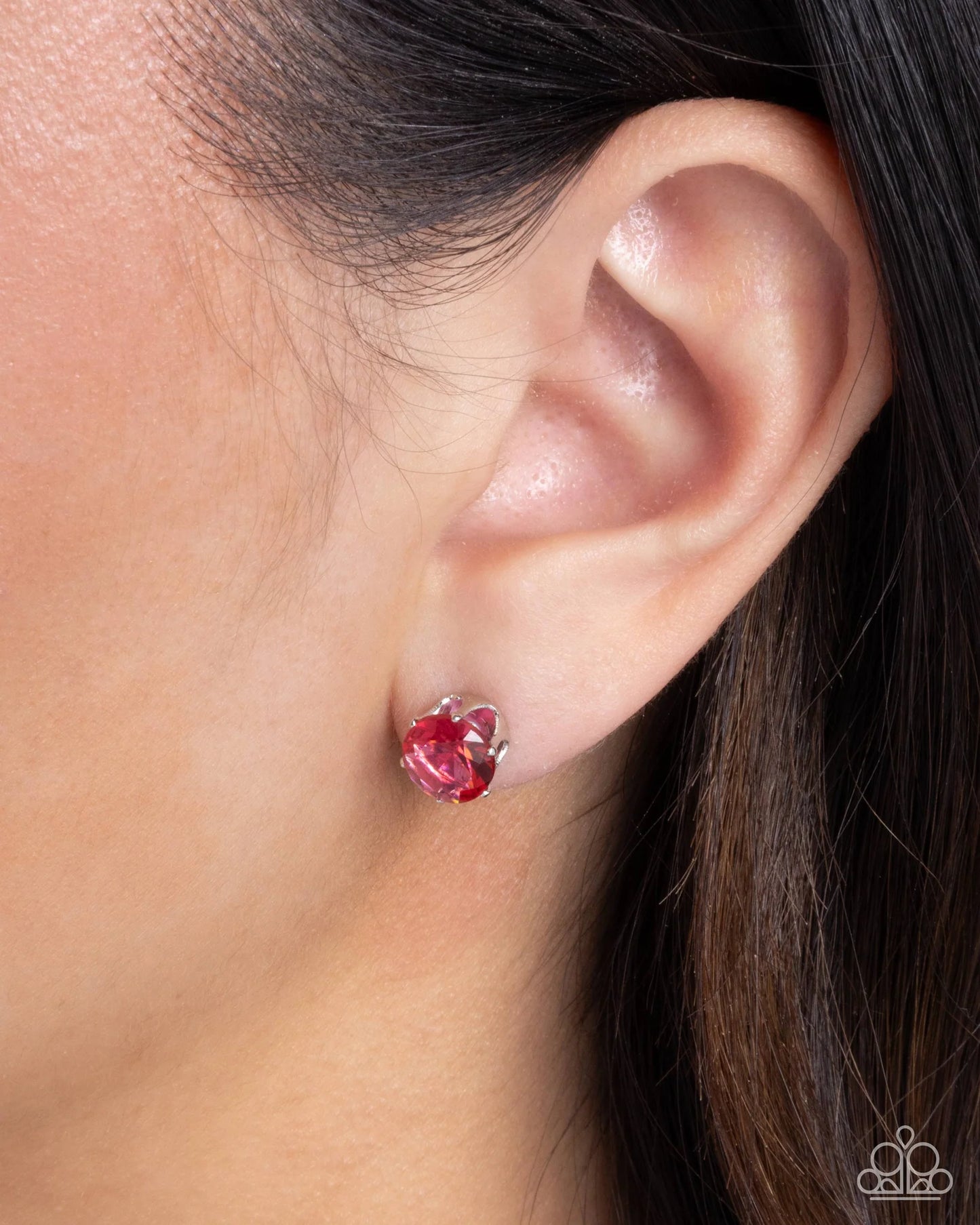 Paparazzi Simply Sublime - Pink Post Earrings