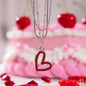 Paparazzi Valentine's Day Decadence - Red Heart Necklace