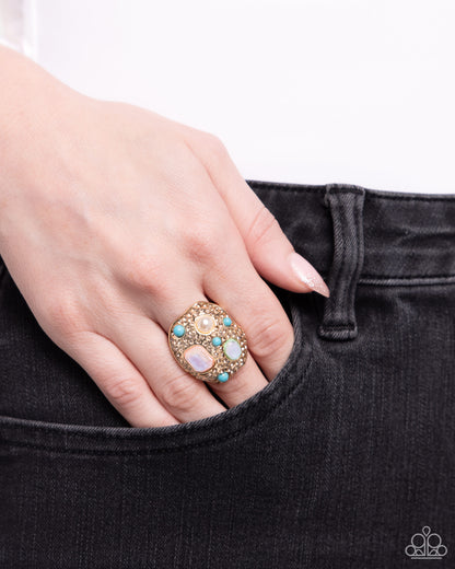 Paparazzi Active Artistry - Gold Multi Ring