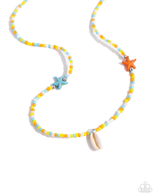 Paparazzi Beachside Beauty - Multi Seed Bead Necklace