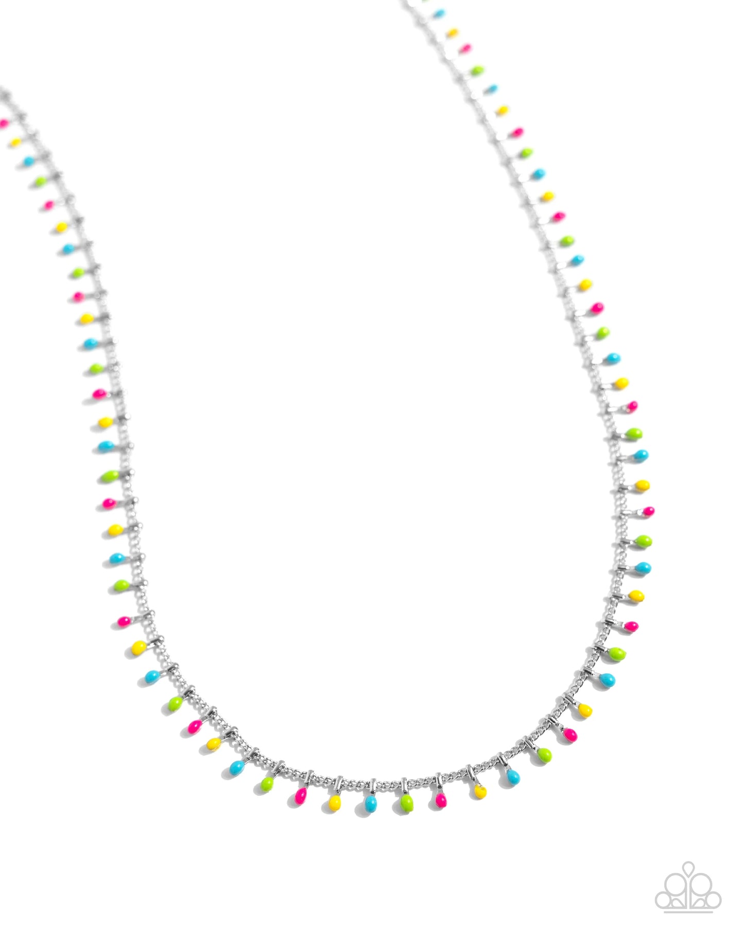 Paparazzi Bermuda Beads - Yellow Multi Necklace