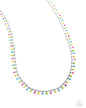 Paparazzi Bermuda Beads - Yellow Multi Necklace