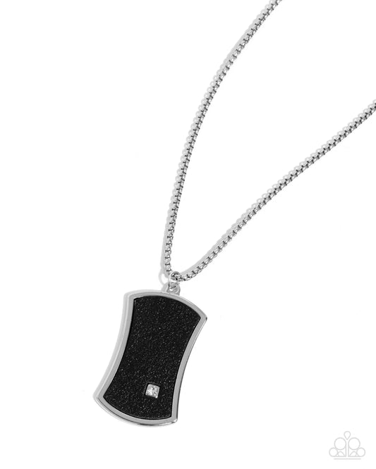 Paparazzi Breathless Borough - Black Men's Necklace