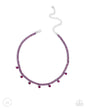 Paparazzi Breathtaking Backdrop - Pink Choker Necklace