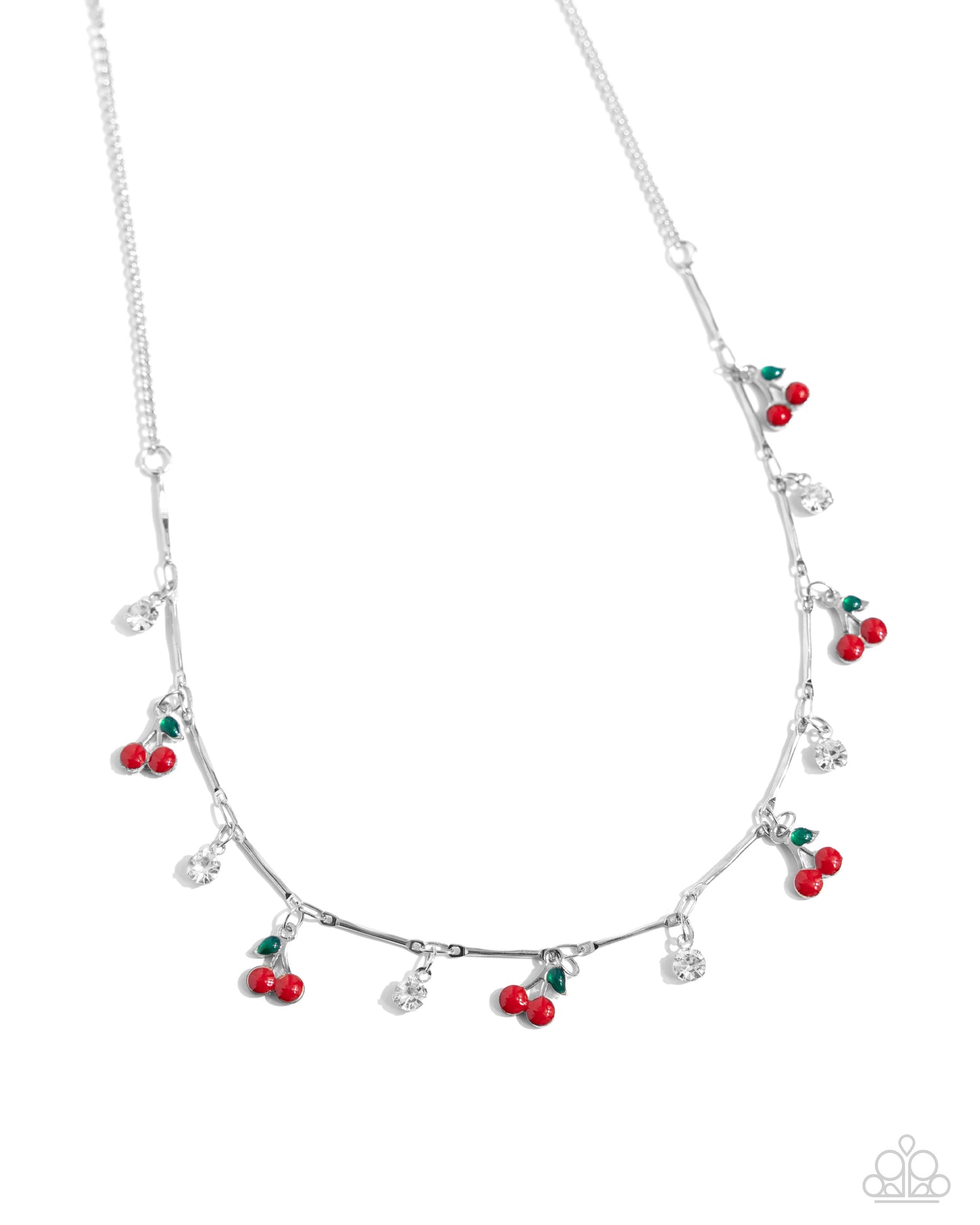 Paparazzi California Cherries - Red Cherry Necklace