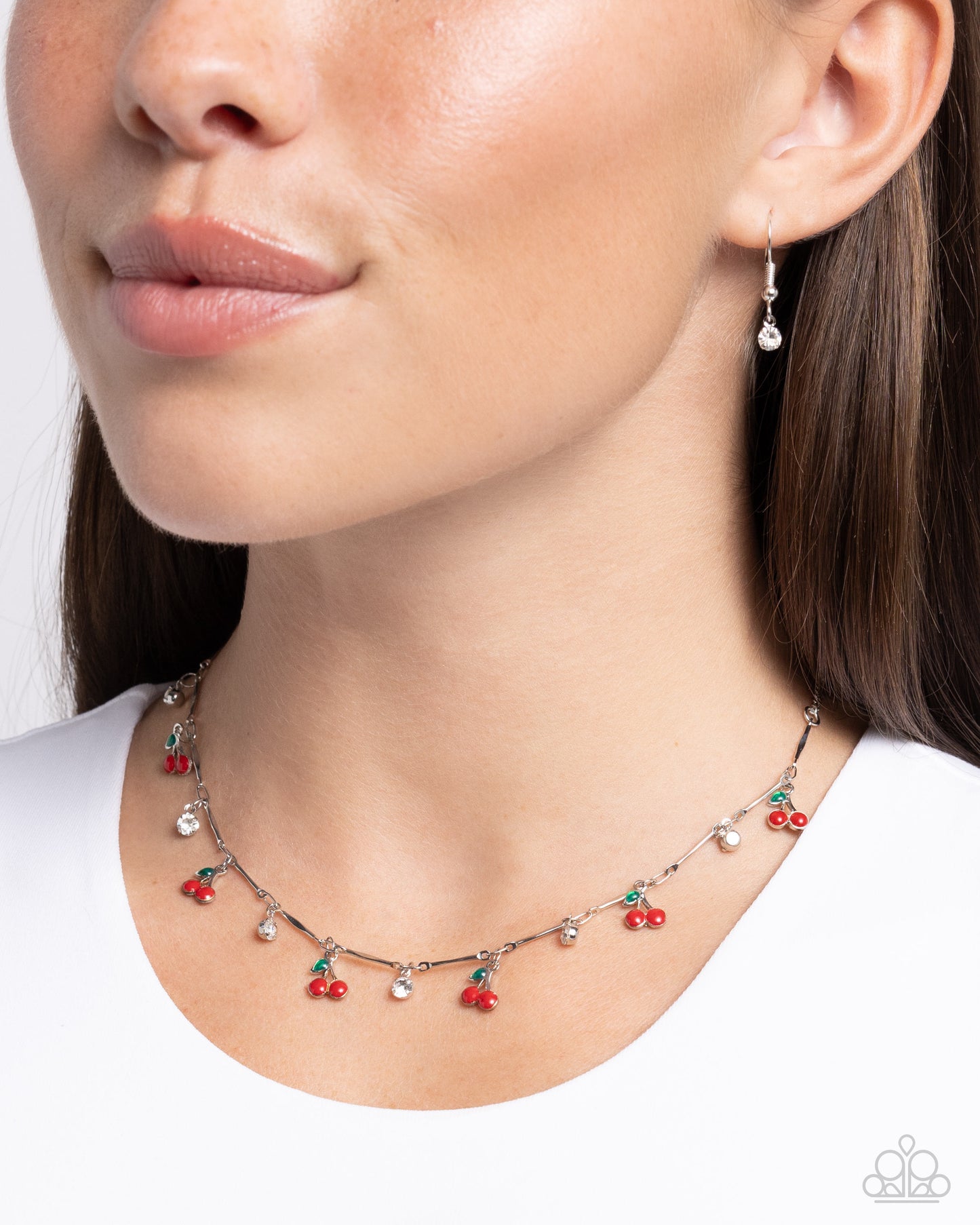 Paparazzi California Cherries - Red Cherry Necklace