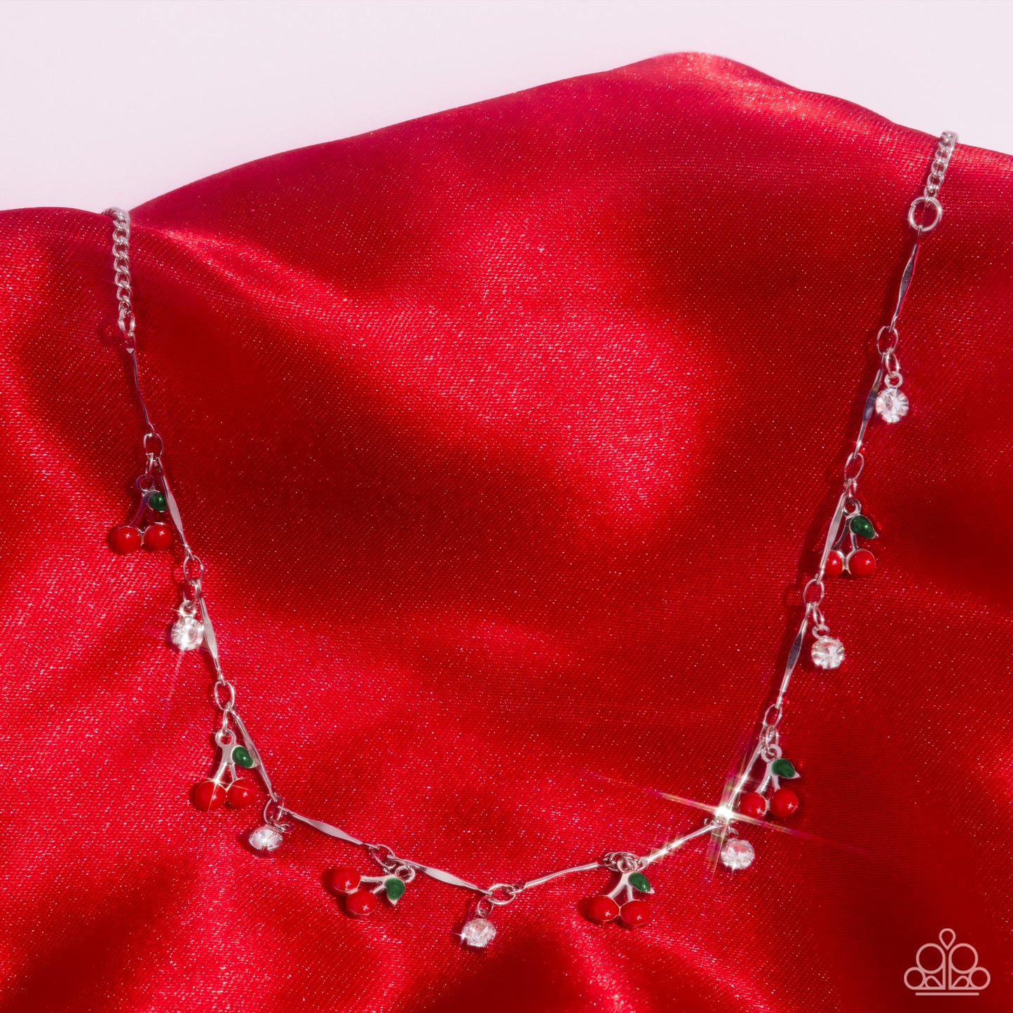 Paparazzi California Cherries - Red Cherry Necklace
