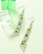 Paparazzi Cascading Red - Green Earrings
