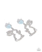 Paparazzi Easter Element - Blue Post Bunny Earrings
