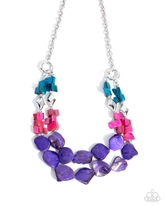 Paparazzi Eclectic Example - Purple Multi Necklace
