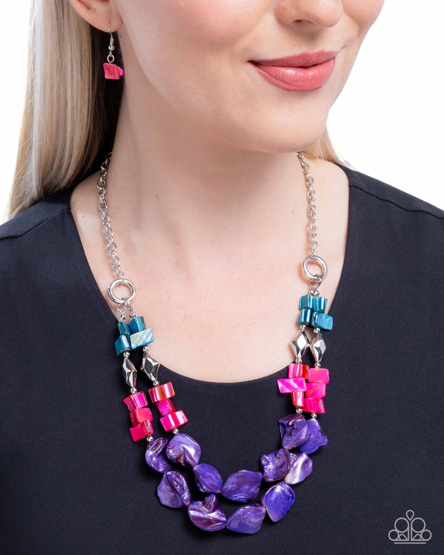 Paparazzi Eclectic Example - Purple Multi Necklace