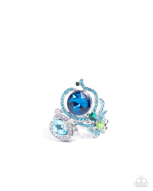 Paparazzi Enigmatic Excess - Blue and Green Ring