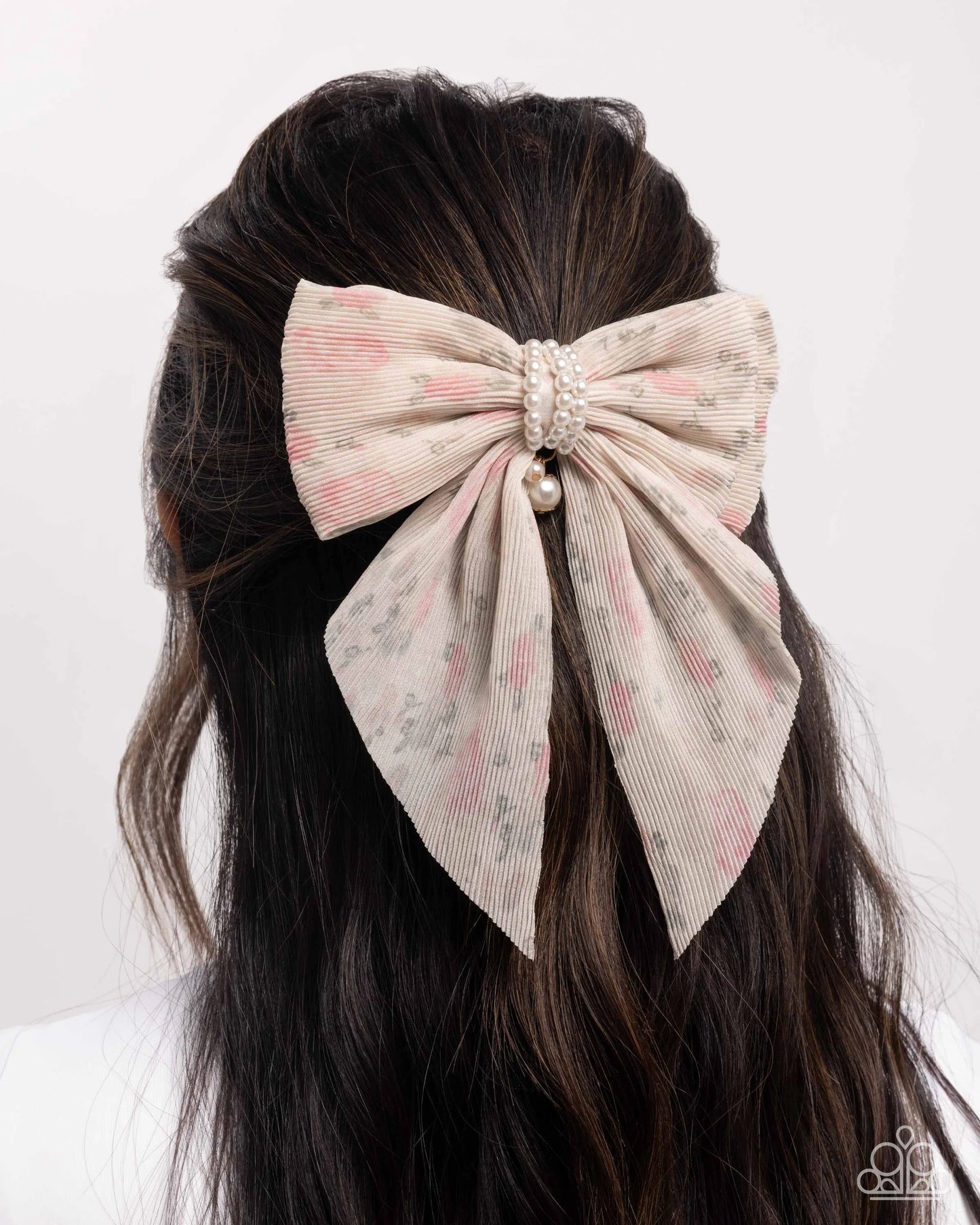 Paparazzi Everlasting Elegance - Pink Bow Hair Clip