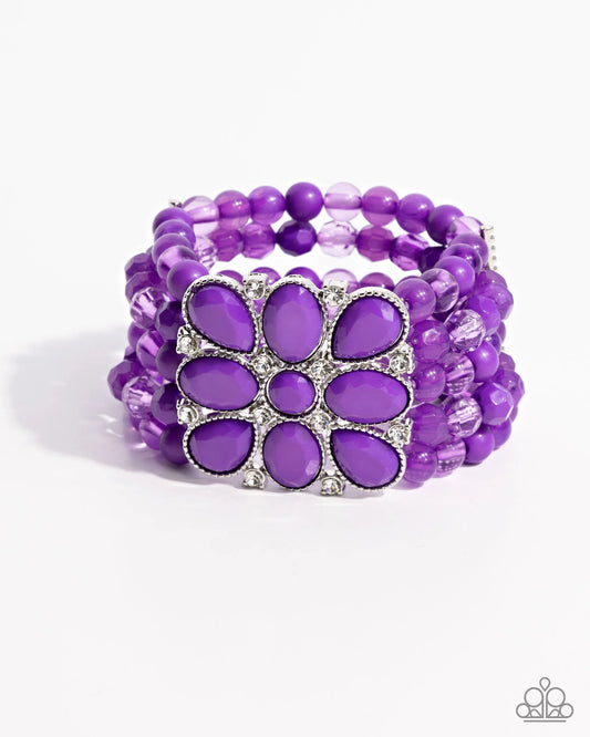 Paparazzi Everything Is New - Purple Bracelet