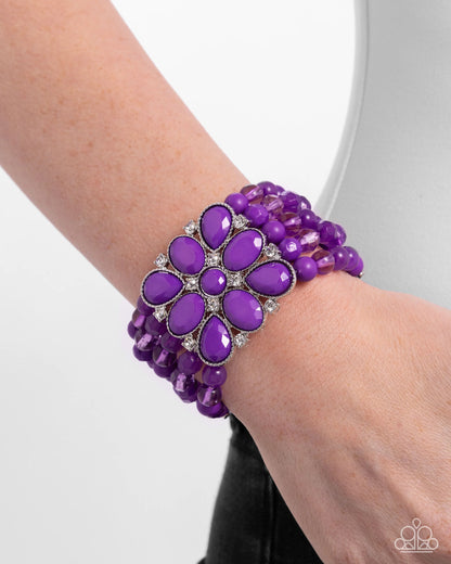 Paparazzi Everything Is New - Purple Bracelet