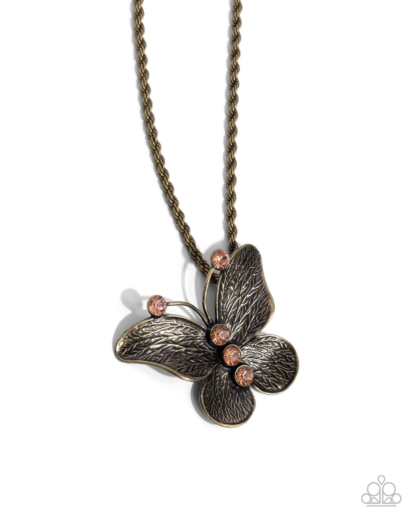 Paparazzi Flight Test - Brass Necklace