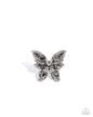 Paparazzi Fluttering Feeling - Silver Butterfly Ring