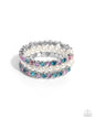 Paparazzi Grandiose Glitz - Multi Coil Bracelet