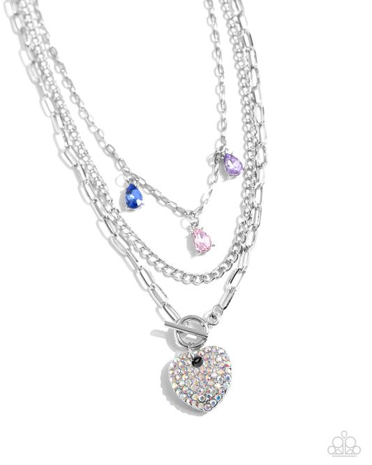 Paparazzi Heart History - Multi Necklace