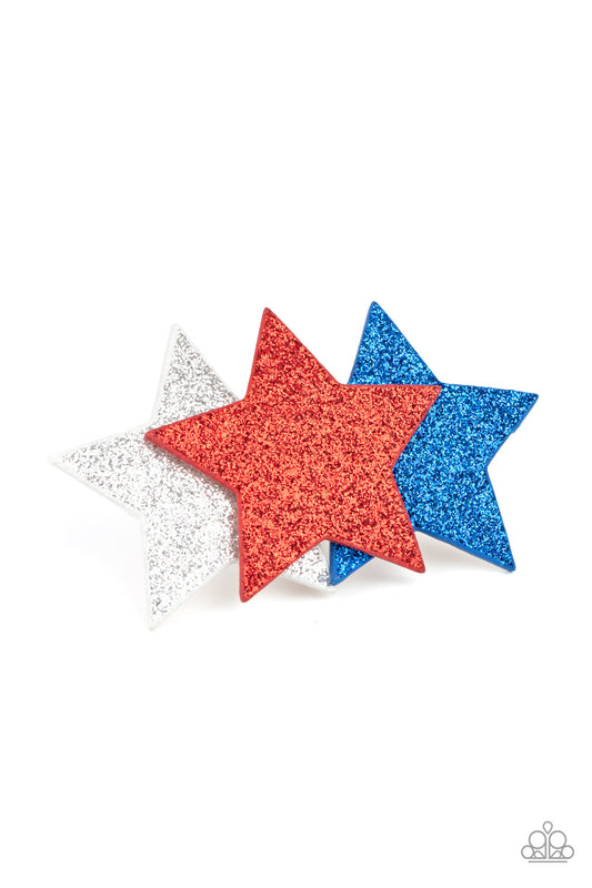 Paparazzi Happy Birthday America - Multi Hair Clip