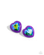 Paparazzi Heartfelt Haute - Purple Multi Earrings