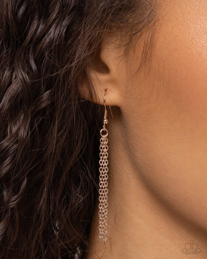 Paparazzi Seashell Sonata - Rose Gold Necklace