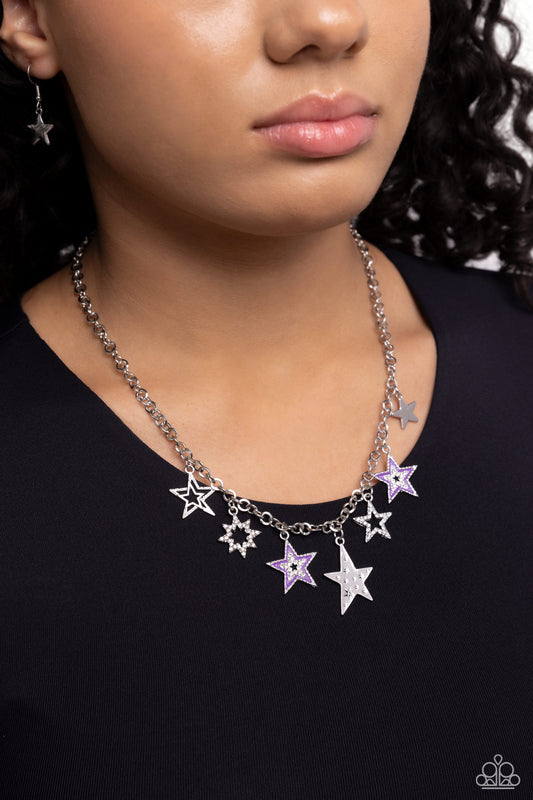 Paparazzi Starstruck Sentiment - Purple necklace