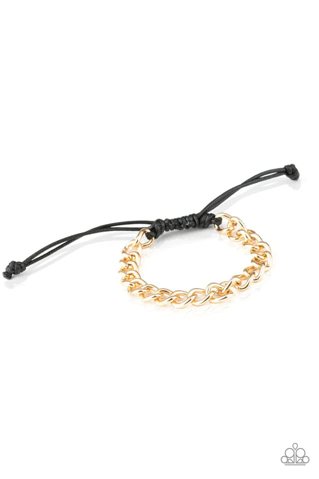 Paparazzi Sideline - Gold Urban Bracelet