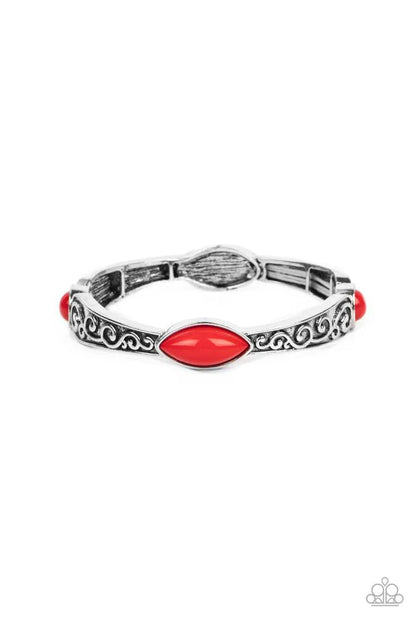 Paparazzi Veranda Variety - Red Bracelet