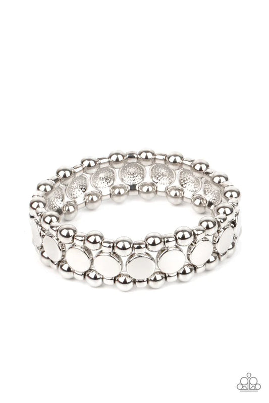 Paparazzi Metro Magnetism - Silver Bracelet