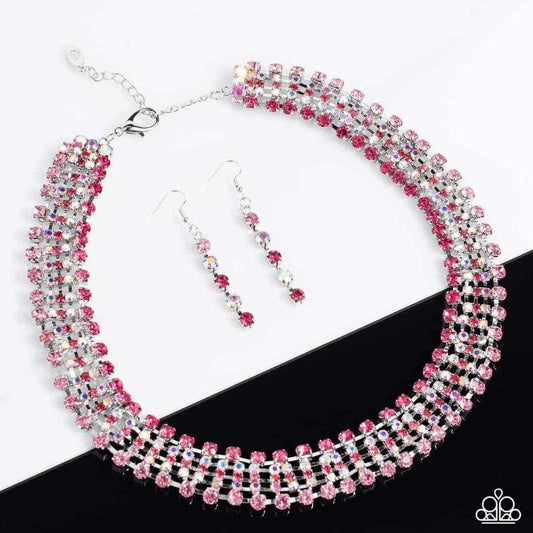 Paparazzi Zi Collection 2023 - The Flirtatious - Pink Necklace