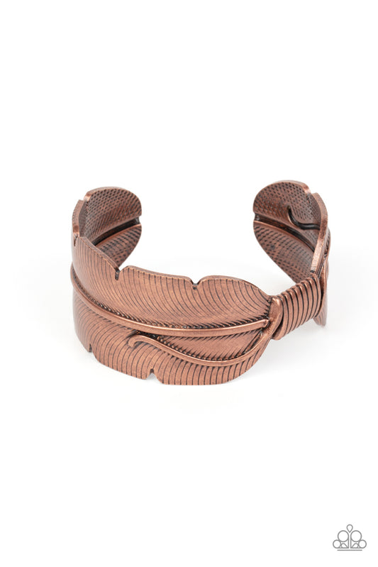 Paparazzi Quill Quencher - Copper Bracelet