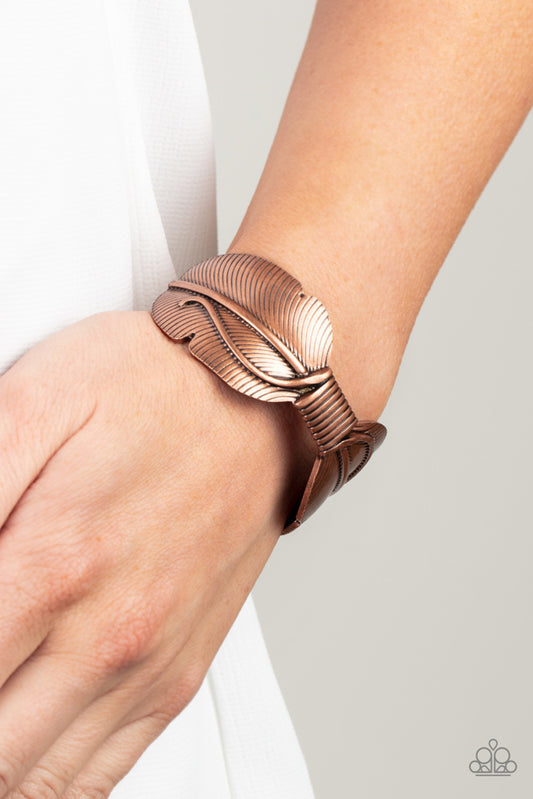 Paparazzi Quill Quencher - Copper Bracelet