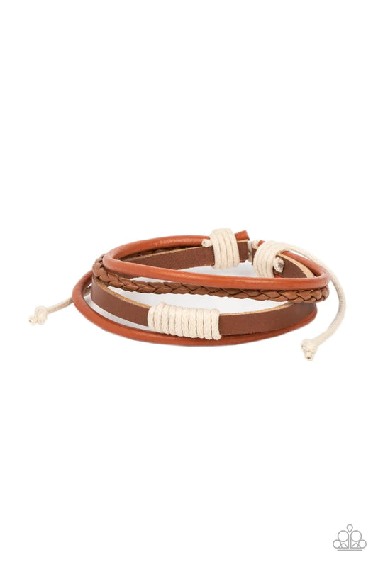 Paparazzi Trail Scout - Orange Bracelet