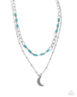Paparazzi Lunar Lucidity - Blue Moon Necklace